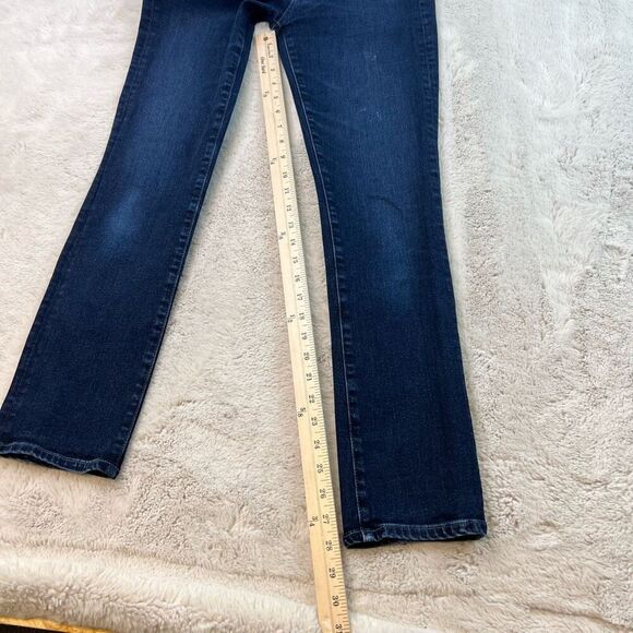 AG Adriano Goldschmied Jeans Womens Size 25R Mari High Rise Slim Straight Dark - Picture 8 of 11